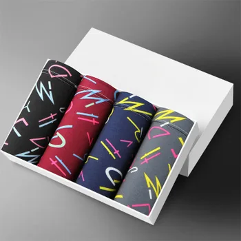 

2020 New Men boxers Cotton Breathable summer Men Underwear Soft Boxer plus size mens underware