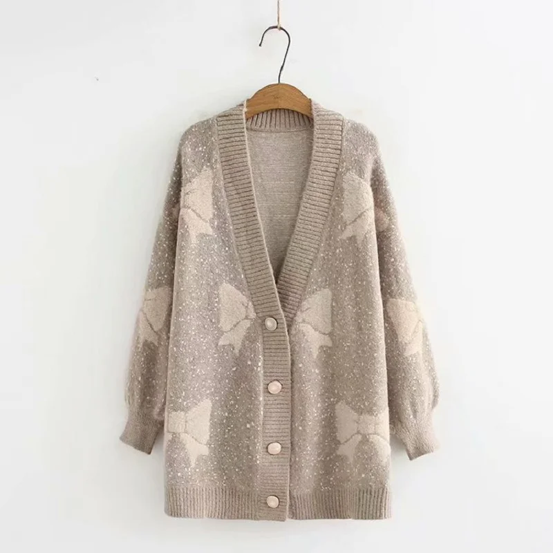 Sweaters Cardigans Plus Size Women Winter Autumn Single Breasted Oversized New Fashion Embroidery Cardigans Sweaters Female