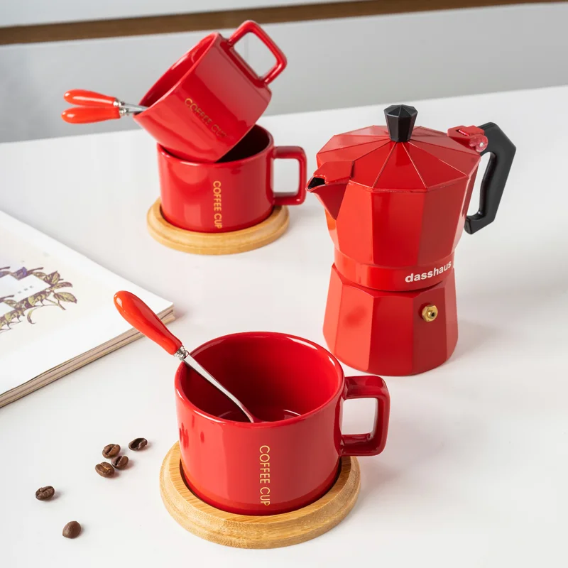 Italian mocha pot coffee maker coffee maker household coffee making ...