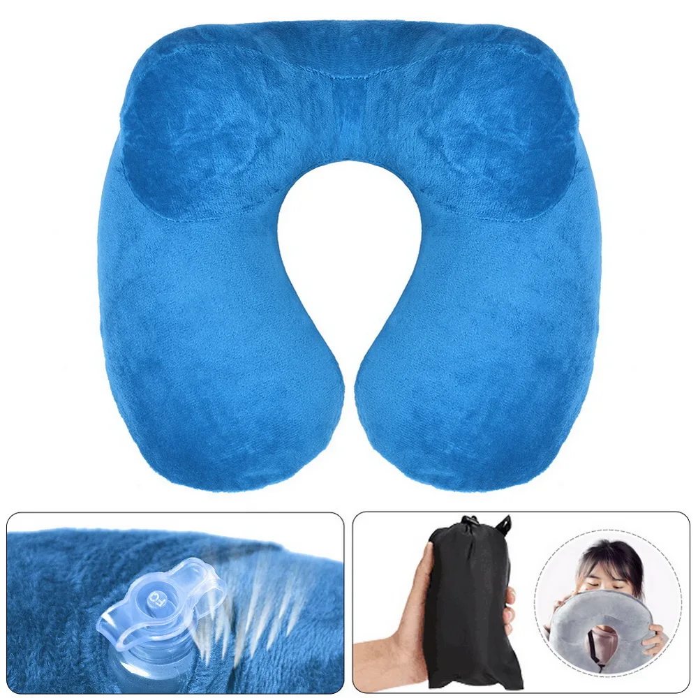 Urijk u-образная подушка для шеи для самолета, надувная подушка с эффектом памяти, подушка для шеи, Шейное медицинское постельное белье, Прямая поставка