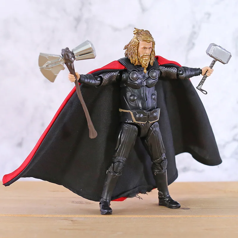 Figura SHF de Thor Endgame de Los Endgame Infinity War 4, Marvel SHF Hero, Thor, modelo figura de acción, muñeco de regalo - AliExpress Juguetes y pasatiempos