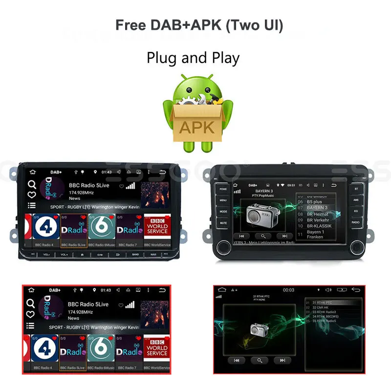 USB Auto DAB Antenne für Android Auto Radio Digital Broadcast DAB + Radio Box Empfänger Adapter Anwendbar Für Europa Australien – Detail 3