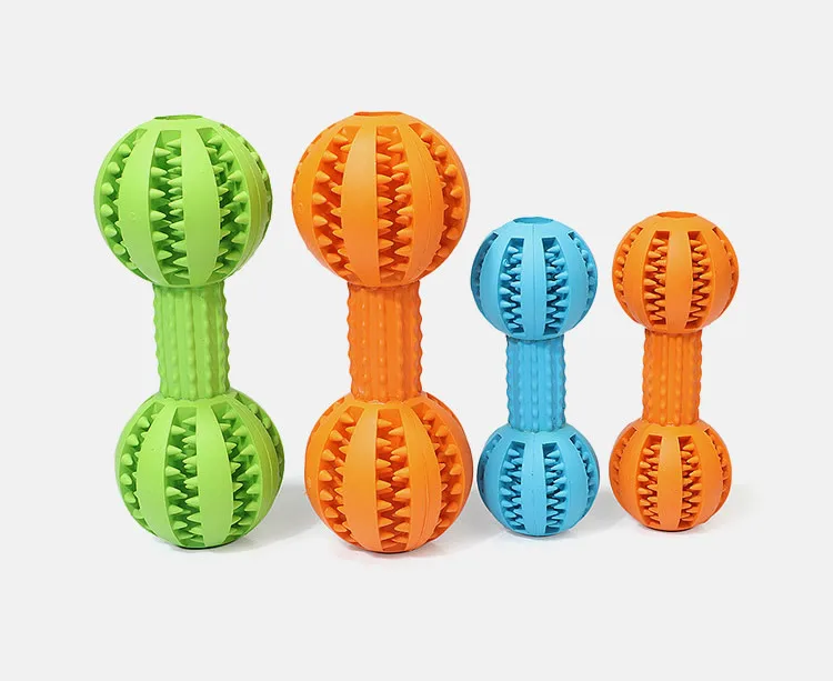 Pet Sof игрушки для собак сверхпрочная резиновая форма гантели игрушка смешная Интерактивная собака жевательные игрушки для собаки зуб чистый шар еды