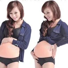 Силиконовый искусственный детский животик, поддельная беременность, живот для беременных, опора для живота, 3 размера, вес, жилет для мужчин, боди