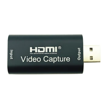 

HDMI Capture Card Video Capture Device Game Capture USB 2.0 Grabber Recorder 4K 1080P for PS4 Game DVD HD Camera Live Streaming