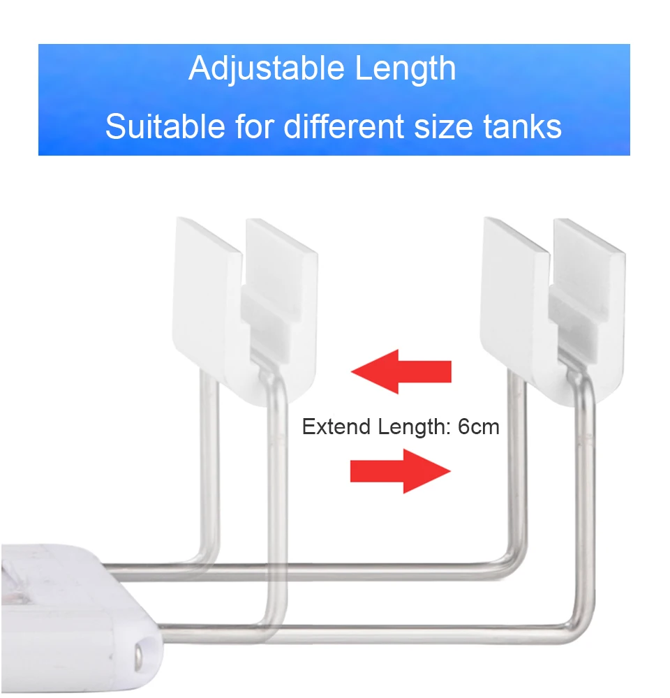 Super Slim LED Aquarium Lighting 8W 13W Aquatic Plant Lights with Extendable Waterproof Clip on Lamp For Fish Tank|Светильники| |