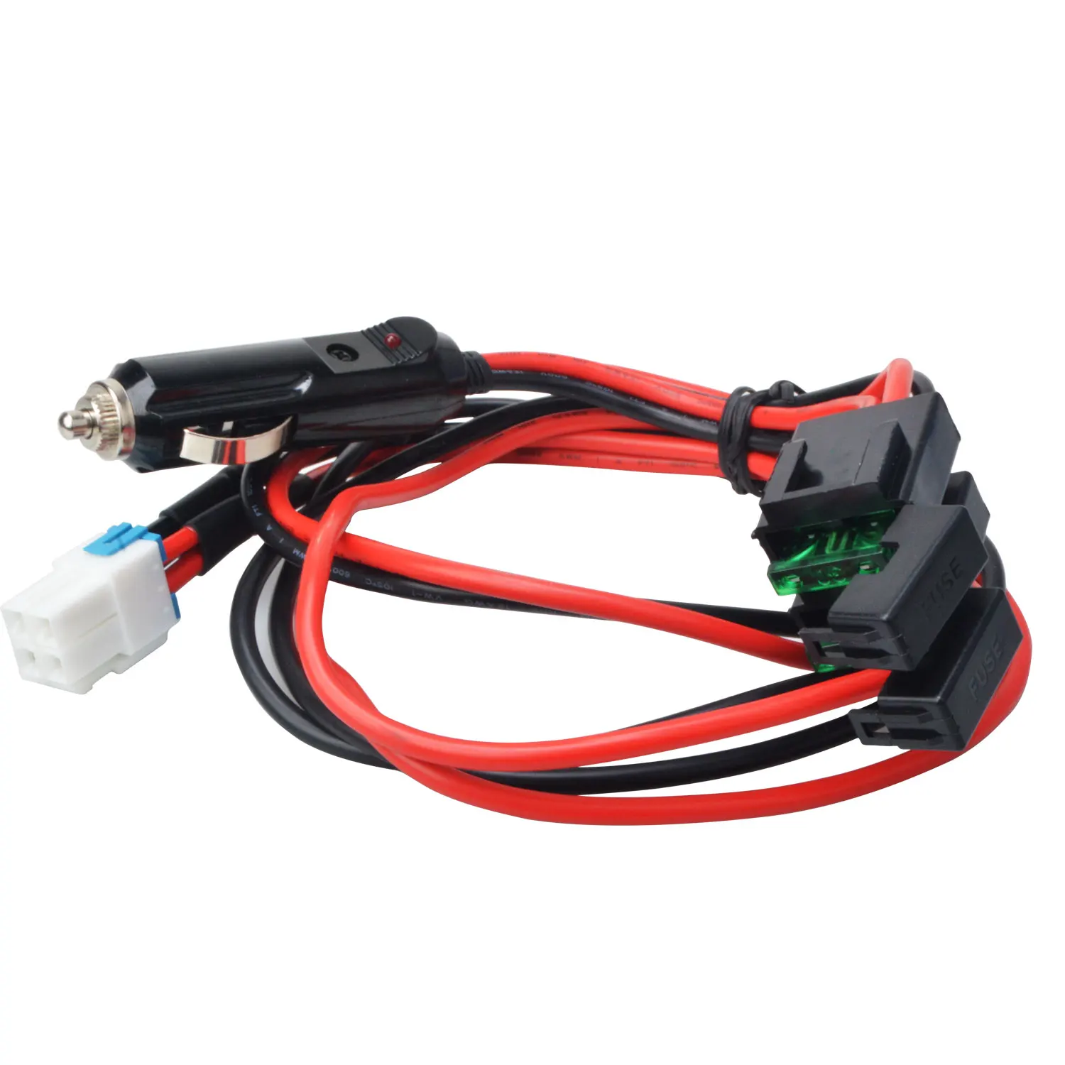 Cavo Elettrico Plug-In Dell'Accendisigari Dell'Automobile Del Walkie-Talkie Per Il Ic-7600 Di Icom Ic-7100 Kenwood Ts-480Hx Ts-480Sat Yaesu Ft-450 Ft-