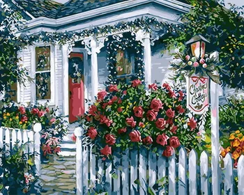 

Frameless diy paintings by numbers paint by number for home decor oil picture painting 5065cm garden