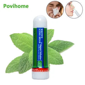 

1pcs Nasal Essential Oil Rhinitis Mint Cream Cold Cool Headache Refresh Nose 100% Original Thailand Nasal Inhaler Herbs Ointment