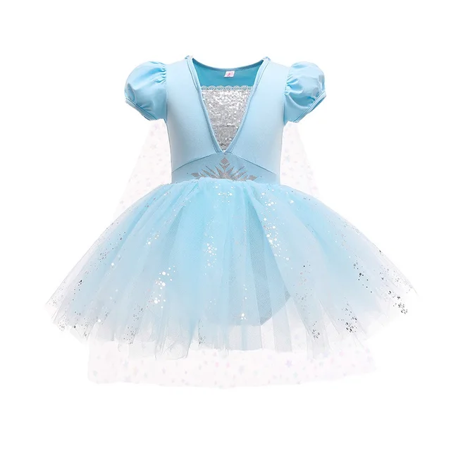 Girls Princess Dress Kids Elsa Anna Sofia Snow White Rapunzel Dress Summer Girls Tutu Ballet Dance Costume 3-10 Years Princess dress 01