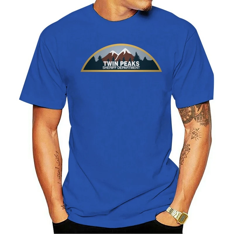 

t shirt Arrival Mens Casual Men Tees Twin Peaks Unofficial Sheriff Department 3D Print