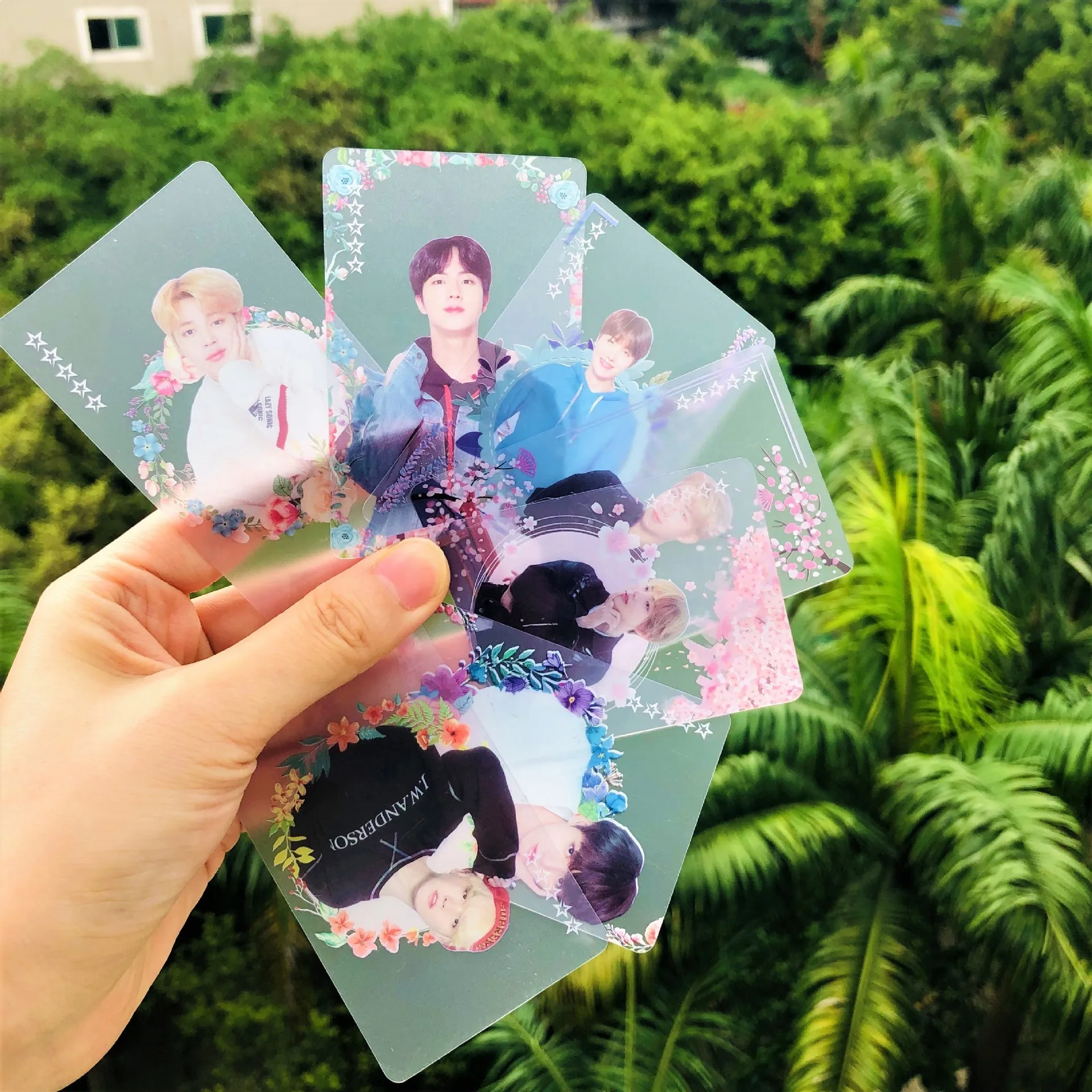 Kpop Bangtan мальчики плакат фотокарты открытка приглашение Suga карта|Ювелирная