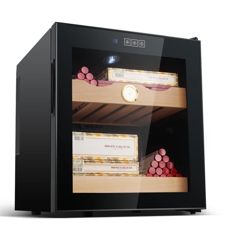 Держатель 200 черный сигарный кулер Humidor кедровая деревянная полка интеллектуальная маленькая Бытовая Регулируемая электрическая морозильная камера