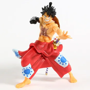 

One Piece Wano Kuni Monkey D Luffy PVC Figure Toy Kimono Luffy Model Figurals