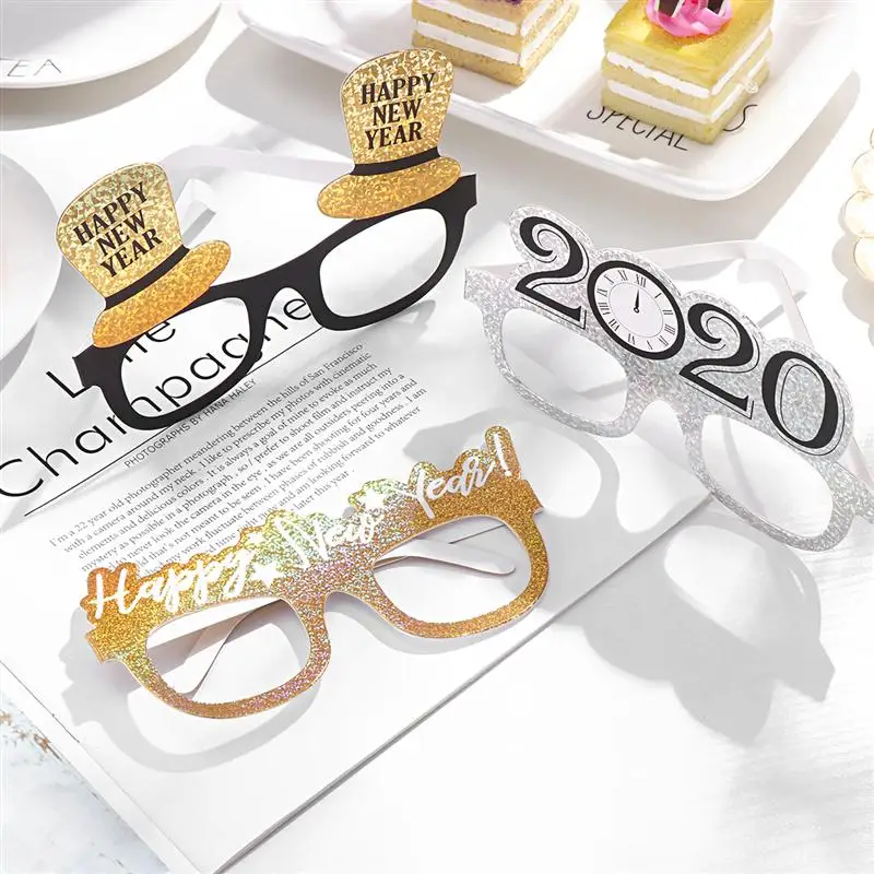 9 шт. новогодние очки для фотобудки|Реквизиты фотобудки| |