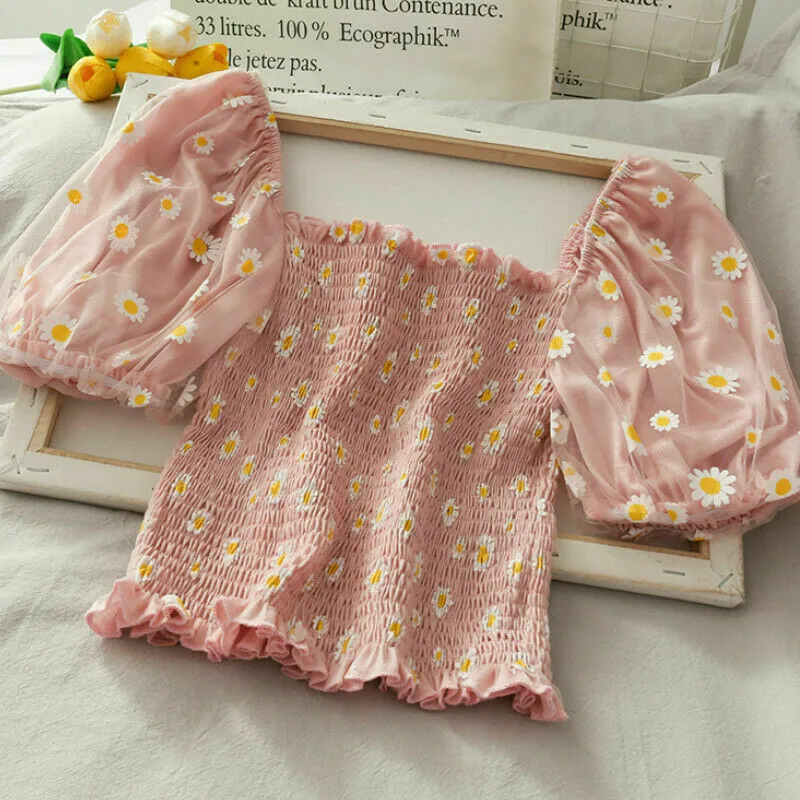 Рисунок 2 - Элегантные топы, Цветочная сетчатая