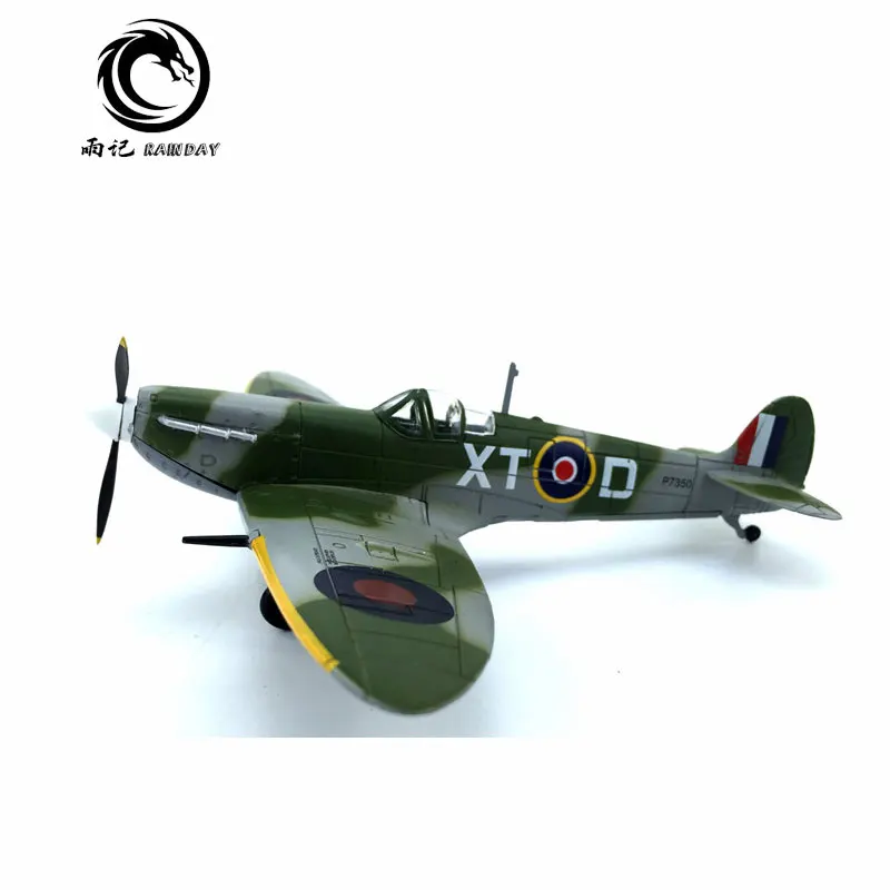 1/72 масштаб военная модель игрушки Второй мировой войны суперморской Spitfire боец литой металлический самолет модель игрушка для подарка, дети, коллекция