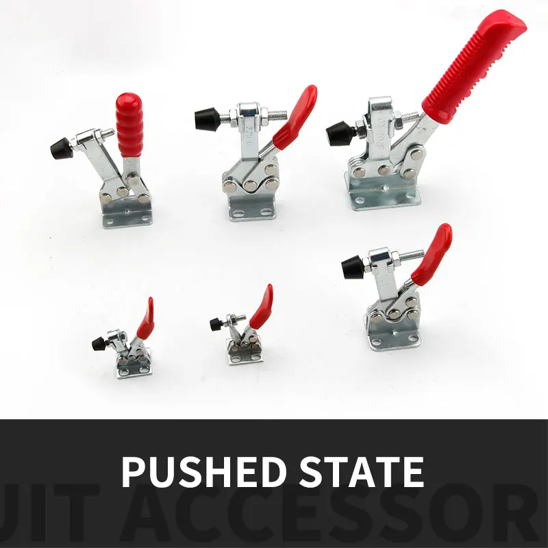 네오텍 디지털 다이얼 보어 게이지, 내부 측정 실린더 도구, 0.01mm 정밀도, 50-160mm 범위 9 수평 토글 클램프 1 개 100kg 200kg 225kg U 모양 홀딩 퀵 클립 고정 클램프 수공구, 201 201A 201B 201C 203F 225D