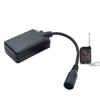 

Portable Smoke Fog Machine 3 Pins XLR Wireless Transmit Receiver Remote Control For Xmas DJ Party Show Stage Fogger Controller