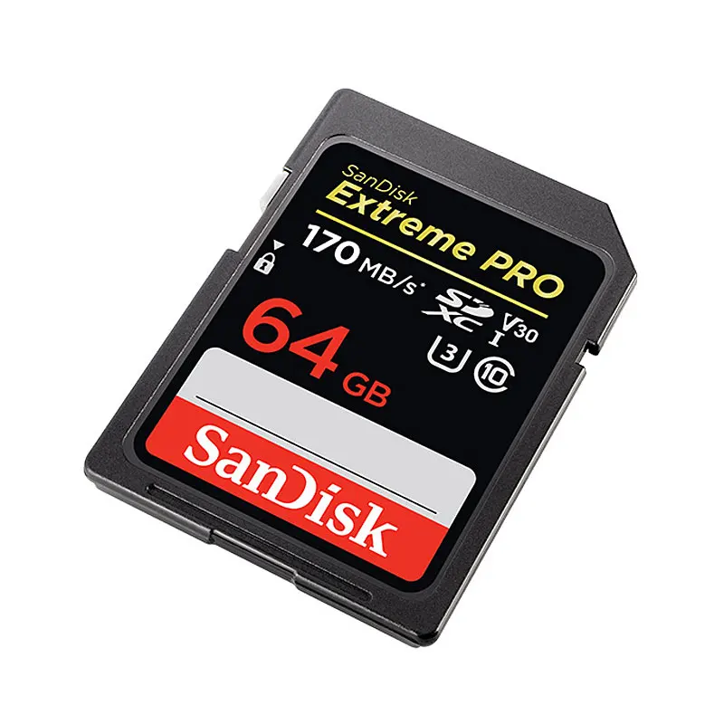 100% Original SANDISK SD Card 32GB 64GB 128GB 256GB Memory Card U1/U3 CLASS 10 UHS-I Card For 4k video reecording Camera best memory card Memory Cards