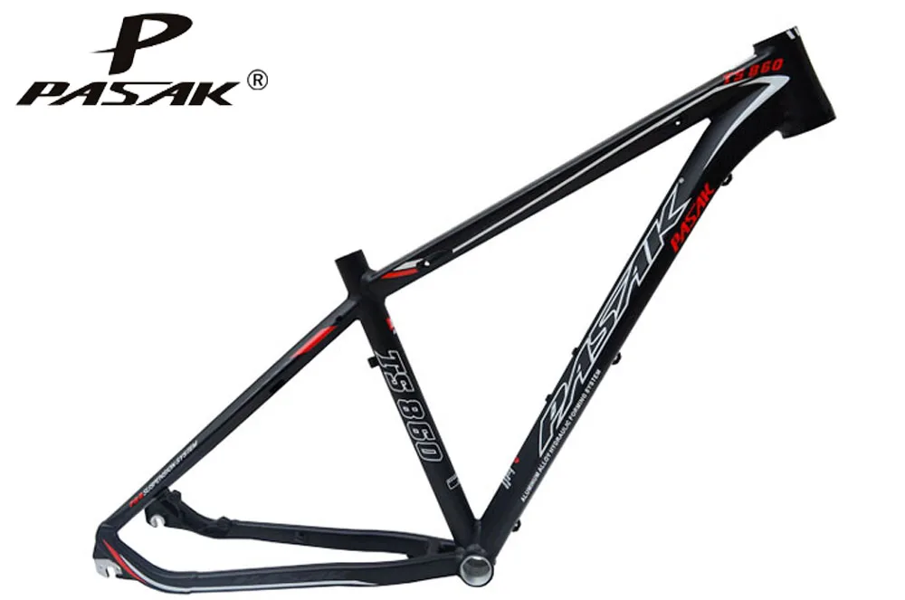 

Pasak TS860 Mtb Frame 27.5 16 Inch AL7005 Aluminium Alloy Disc Brake Mountain Bicycle Frames Rear Stay Space 135mm