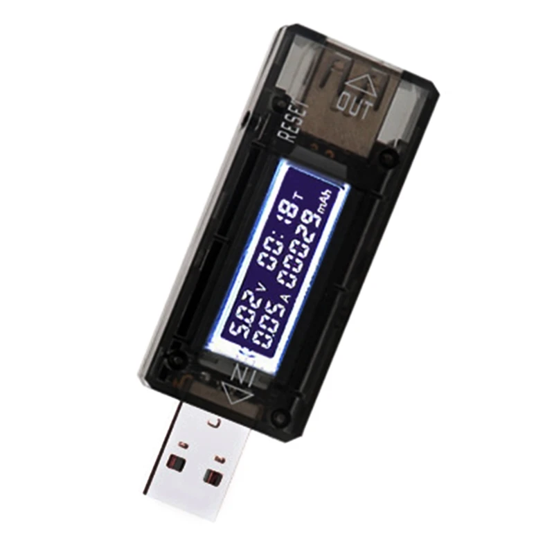 Dc 4-30V 0-3A Lcd Display Digital Voltmeter Ammeter Usb Dc 4-30V 0-3A Lcd Display Digital Voltmeter Ammeter Usb