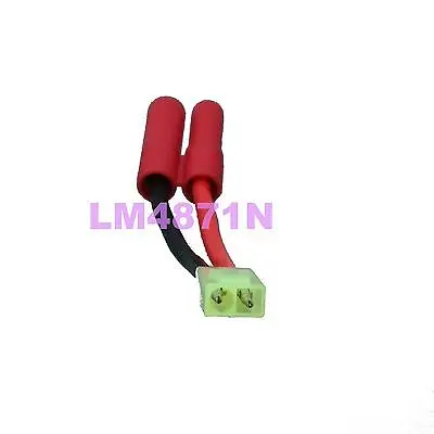 DHL/EMS 50 лотов HXT 4 мм пуля штекер мини-Tamiya Женский адаптер Lipo батарея 5 см 14awg провод-d2