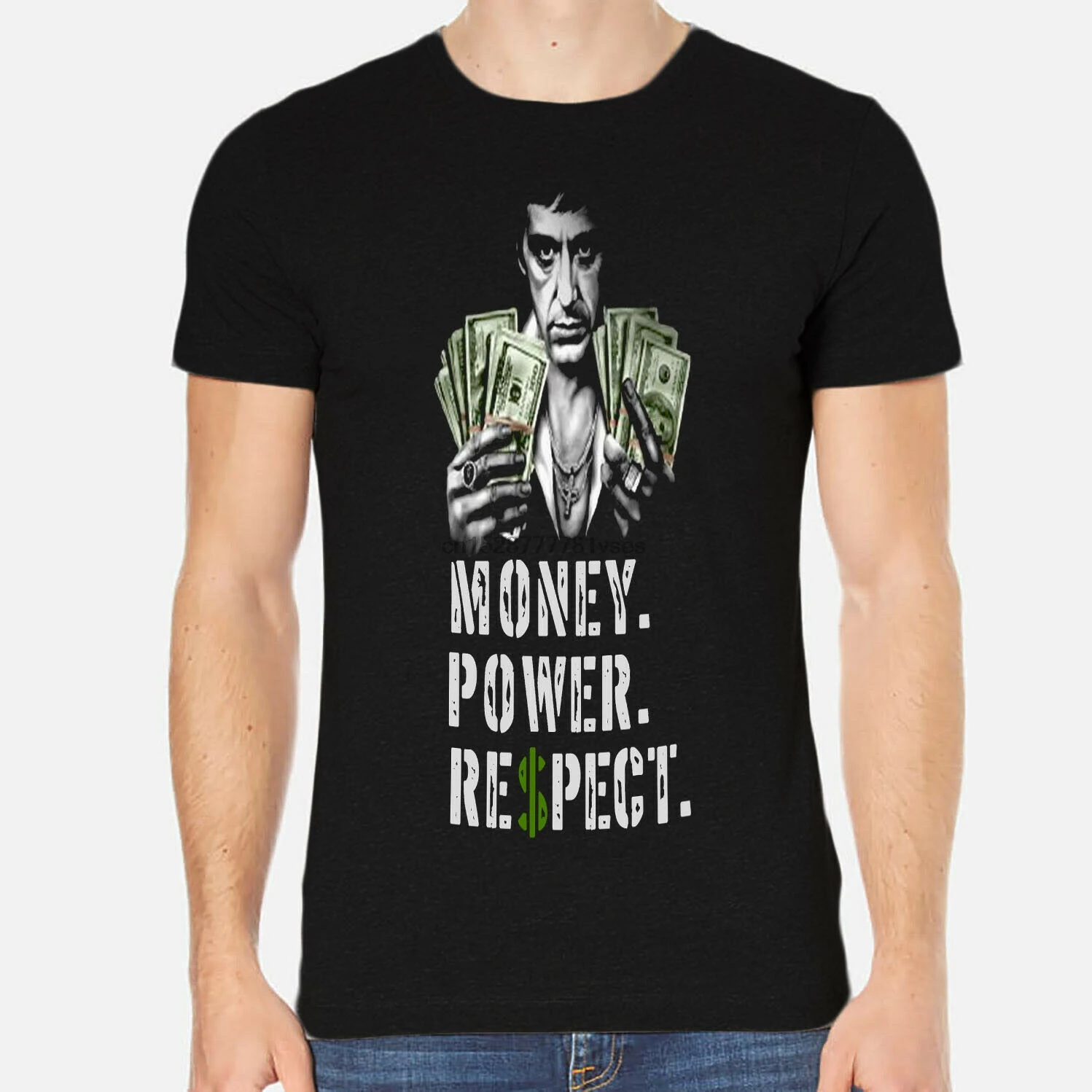 

Al Pacino Tony Montana Scarface Celebrities Men T Shirt Tee Clothing Printed Men T-Shirt Short Sleeve Funny Tee Shirts