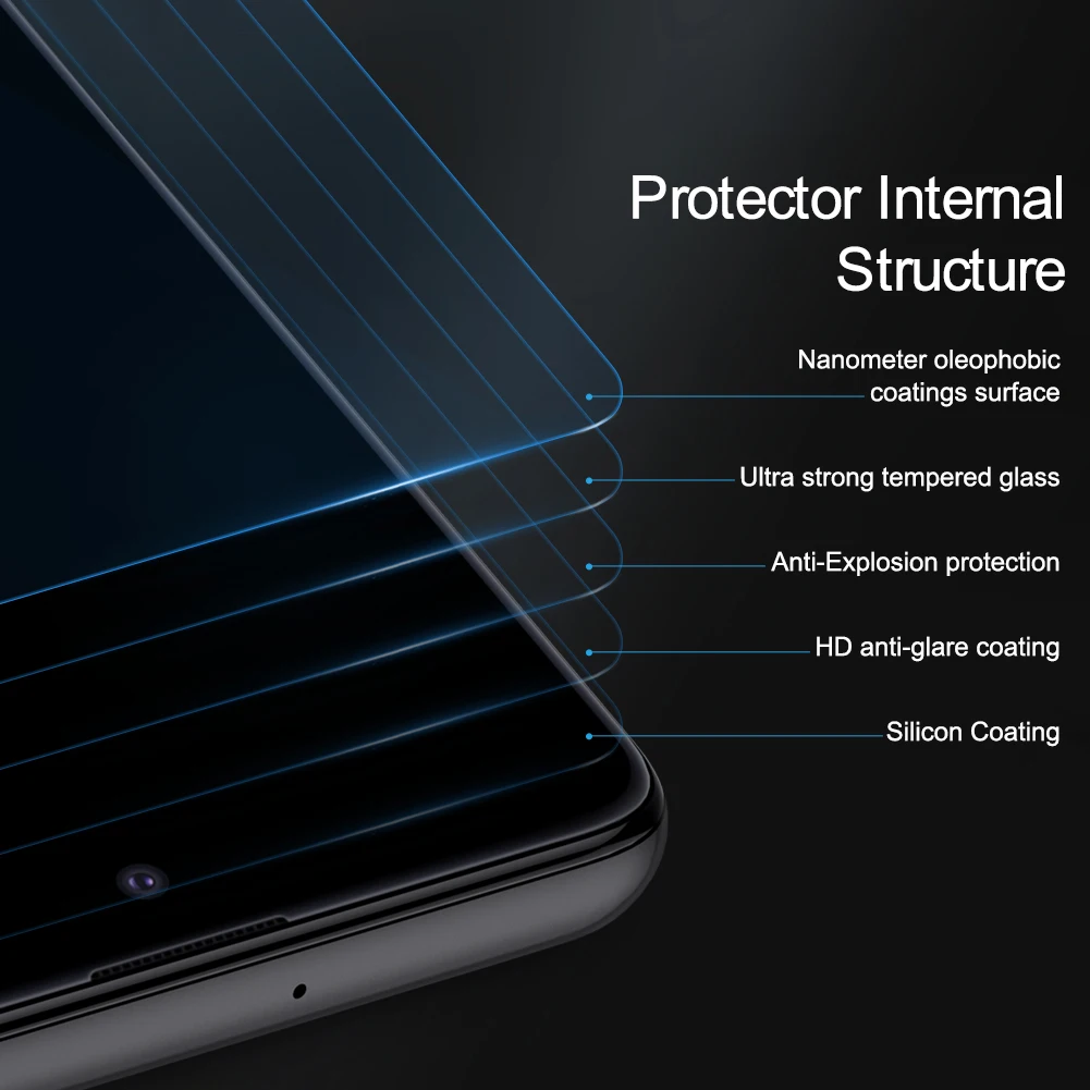 cell phone screen protector Nillkin Tempered Glass for Samsung Galaxy S22 S21 Plus/S20 FE/A73/A53/A33/A23/A13/A52/72/A32/A42/A22/M52 5G Screen Protector phone screen guard