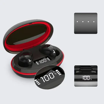 

TWS Earphone Bluetooth Stereo Wireless Earphones Waterproof Earbuds With Chargingcase LED Display Sport Headsets For All Phone