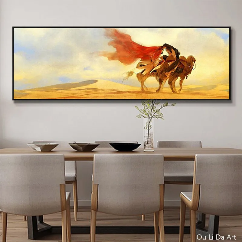 

No frame modern desert unrestrained kiss of love wall art prints poster picture canvas painting printed on canvas home decor