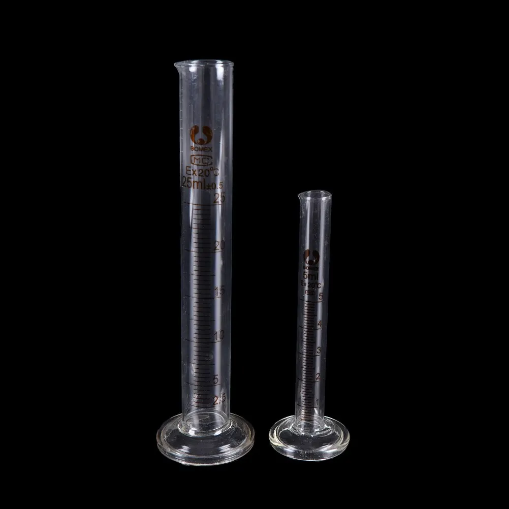 Chemistry Laboratory Measure 10ML Laboratory Cylinder Graduated Glass Measuring Cylinder