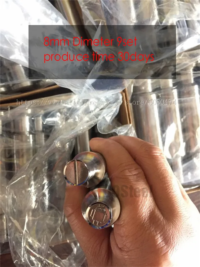 Andro 8mm ZP BOSS Andro молочная таблетка, круглая форма для штамповки конфет, штамповка под заказ с логотипом кальция, таблетка для штамповки, пресс для таблеток - Цвет: Andro 8mm