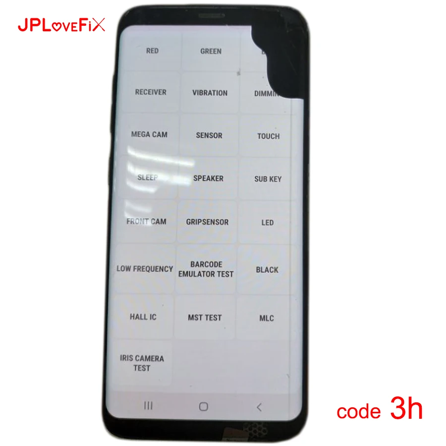 

JPFix For Samsung S8 G95FD Practice Using Glass Broken LCD Touch Screen Display With Frame
