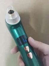 Eliminador de espinillas por calor, aspiradora de poros para nariz, cara, acné, succión, pantalla LCD recargable, herramientas de eliminación de puntos de succión