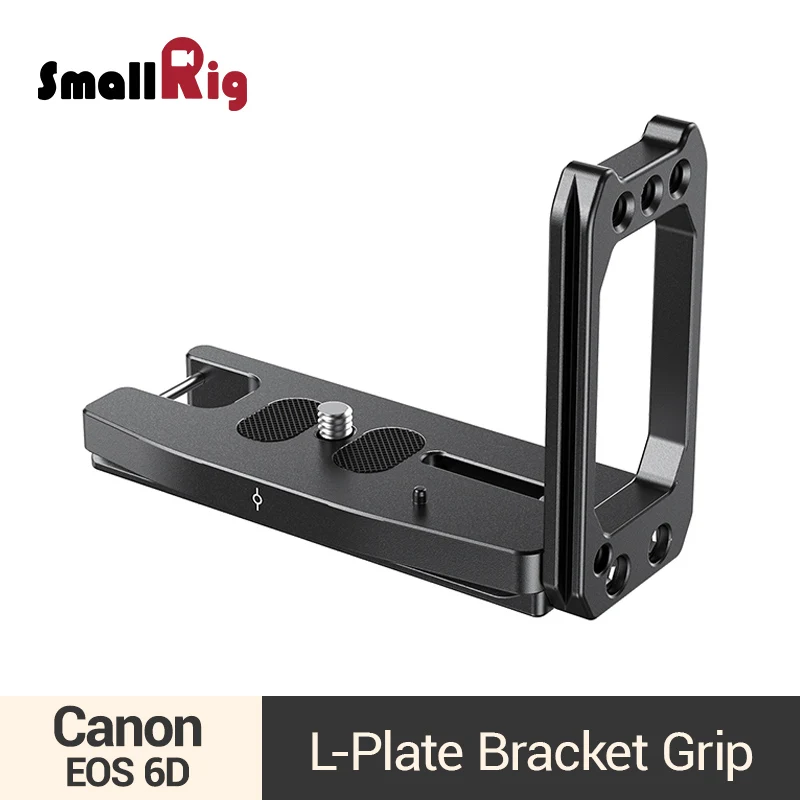 

SmallRig L Plate Bracket Grip for Canon EOS 6D DSLR Camera Quick Release L Shape Tripod Holder Bracket Plate -2408
