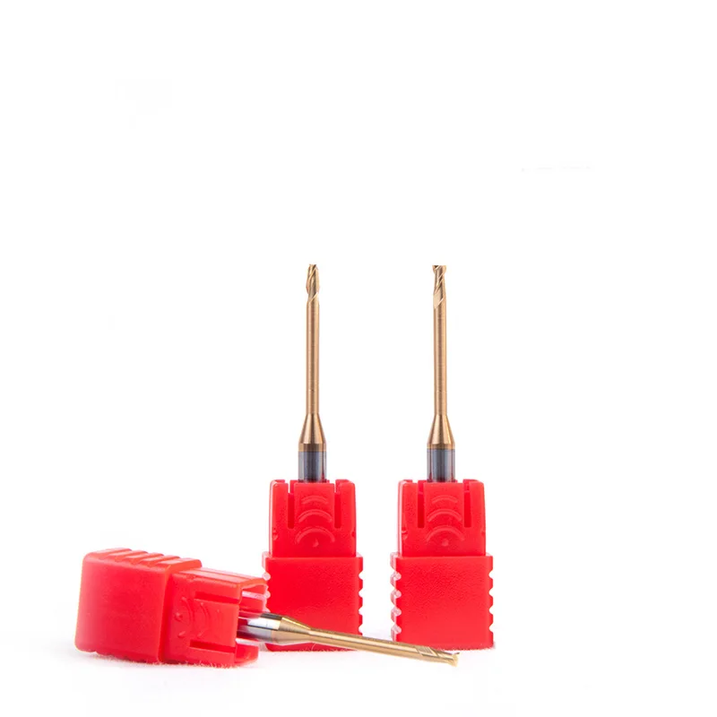 2 канавки HRC55 твердосплавные концевые фрезы с длинным горлышком шариковым ножом