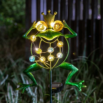 

Frog Shape LED Solar Lawn Lamp Multi-functional Practical Convenient Outdoor Garden Landscape Path Yard Decor Light