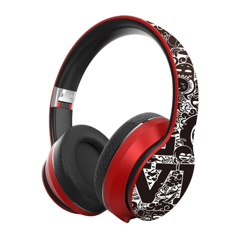ABGN Bluetooth гарнитура с горячей головкой Складные портативные граффити