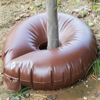 

15 Gallom Ring Shape Slow Rrelease Tree Roots Watering Bag Automatic Drip Ring Irrigation Pouch Tree Watering Gardening Tools