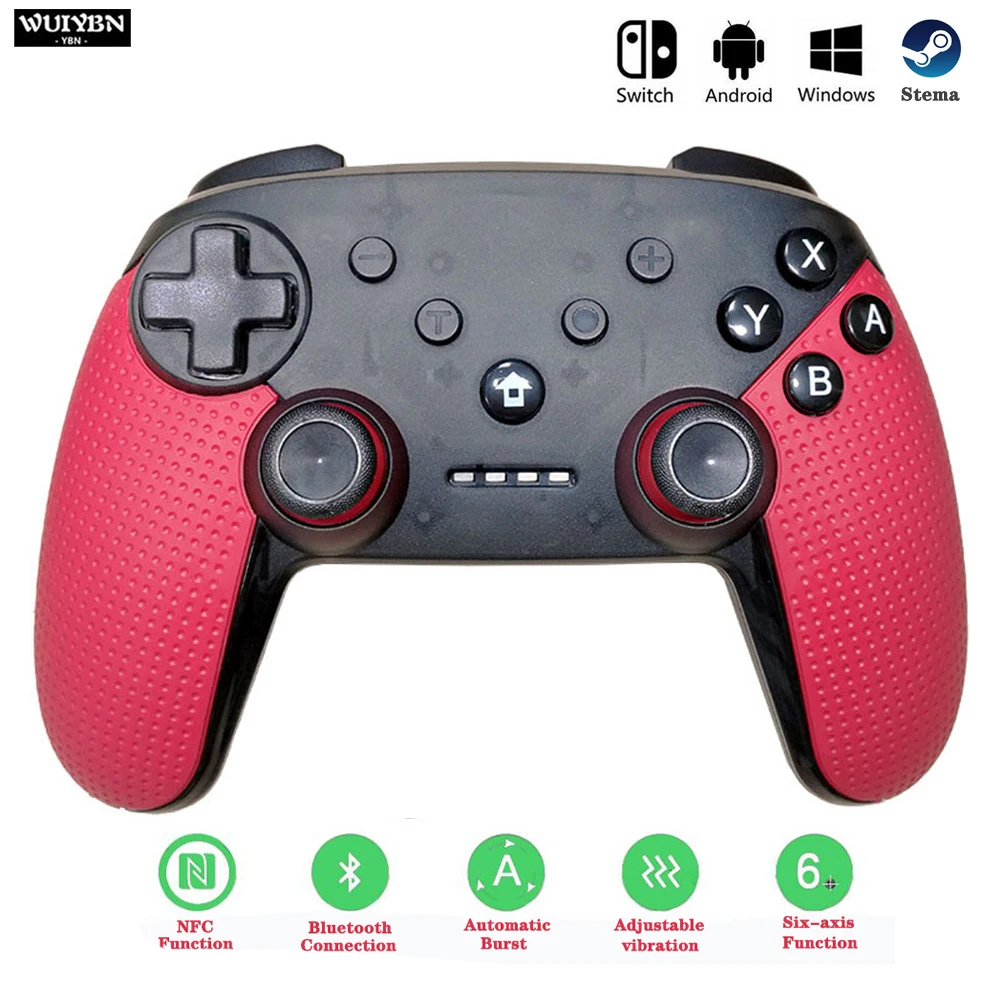 WUIYBN геймпад переключатель Pro контроллер беспроводной джойстик с NFC для nintendo