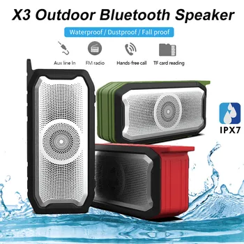 

Outdoor Wireless Bluetooth 5.0 HD Sound Quality Music Waterproof IPX7 Speaker колонка блютуз колонка портативная колонка#E30