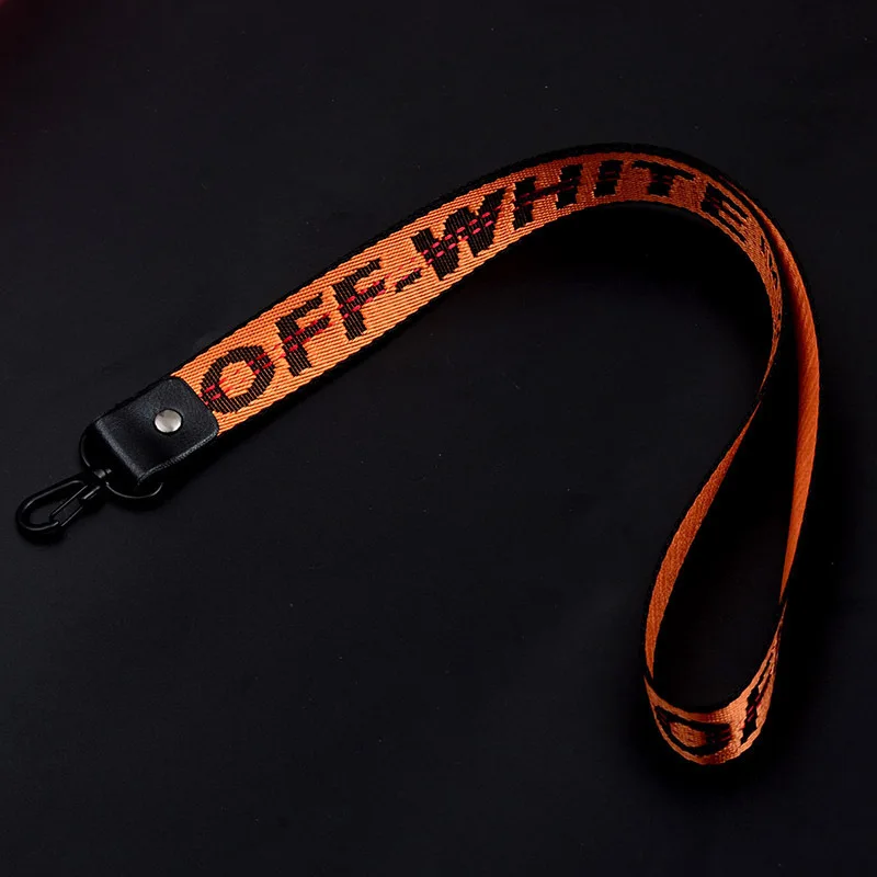 Off White брелок плетеная лента брелки для женщин мужской чехол для телефона ремешок брелок автомобильный брелок-кошелек кулон ювелирные изделия