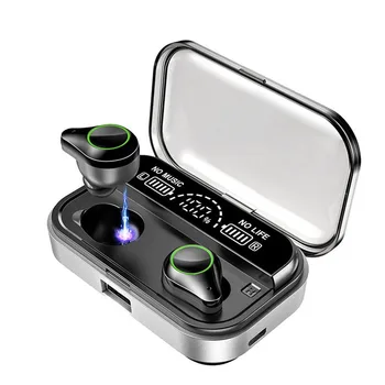 

Amorno TWS Bluetooth Earphone Fingerprint Touch HD Stereo Noise Reduction Gaming Waterproof Earbuds Wireless Bluetooth Headset