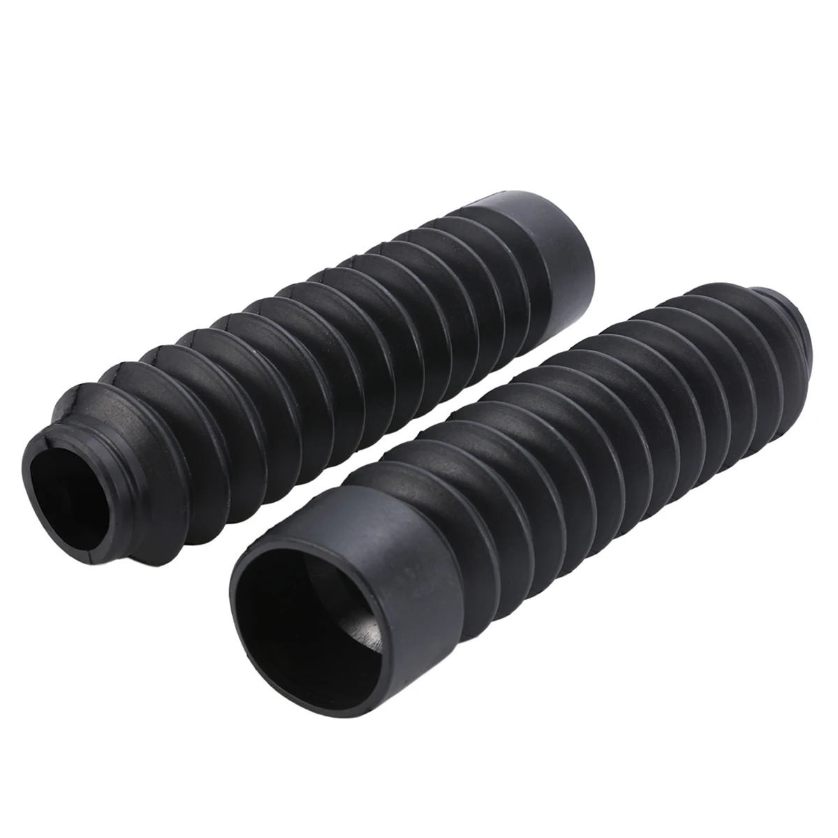 2PCS Rubber Motorcycle Front Fork Gaiters Boots Protector Rubber Coer Seals UK