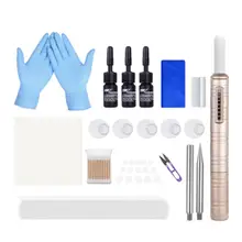 Набор инструментов для ремонта лобового стекла автомобиля для фиксации авто стекла лобового стекла трещина чипа царапин