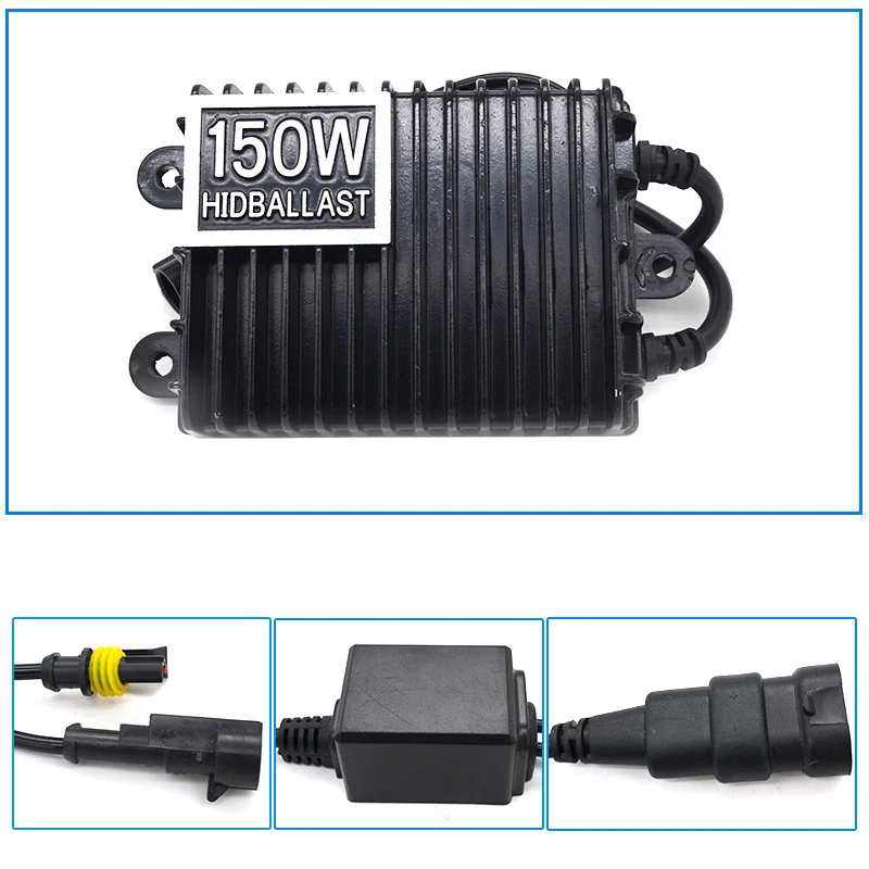 HIDLT 1 Set 12V Car Light Xenon Kit 150W H1 H3 H7 H11 9005 9006 D2H Xenon Bulbs 4300K 6000K 5000K 8000K HID Slim Ballast Kit (9)