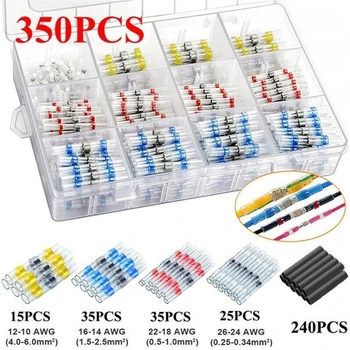 

Solder Seal Wire Connector Heat Shrink Wire Crimp Butt Terminal Waterproof Insulated Sleeve