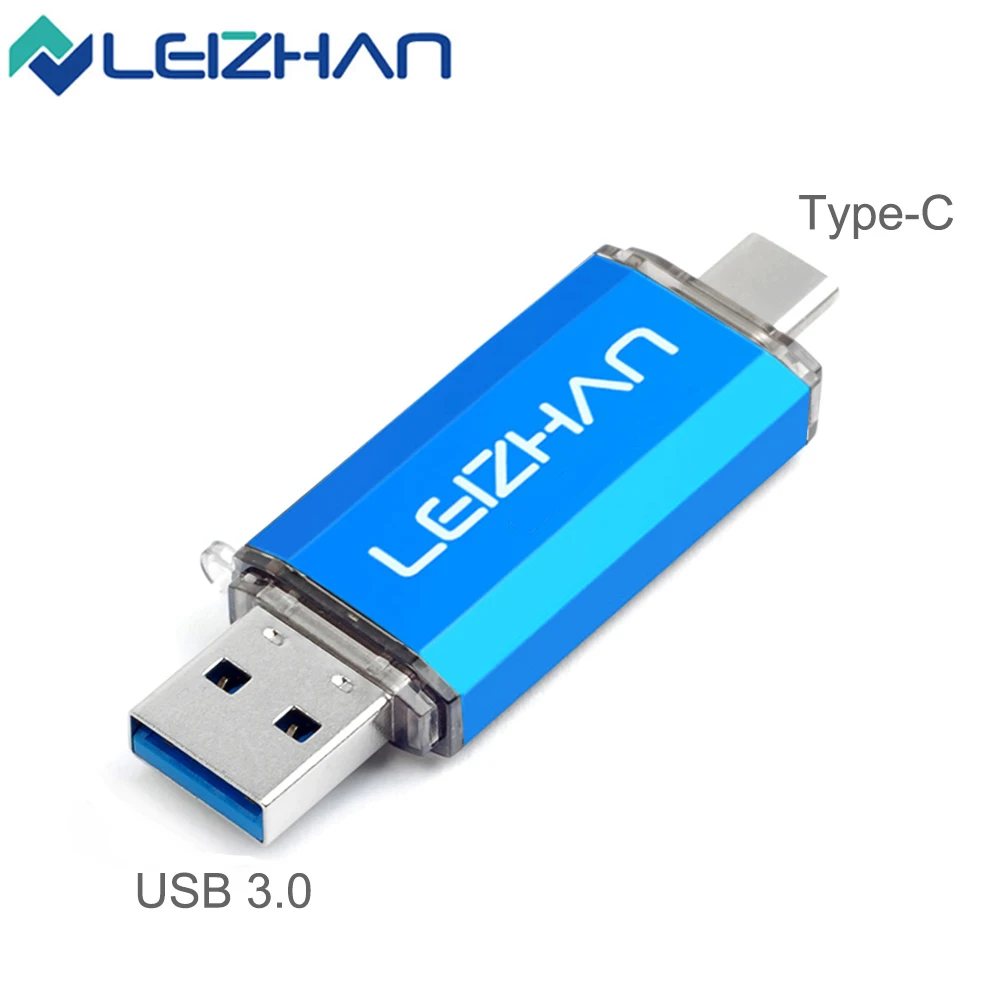 OTG флеш накопитель USB 3 0 Type C + Micro Pen Drive 512 ГБ 256 128 Гб 64 32 16 карта памяти Флешка для