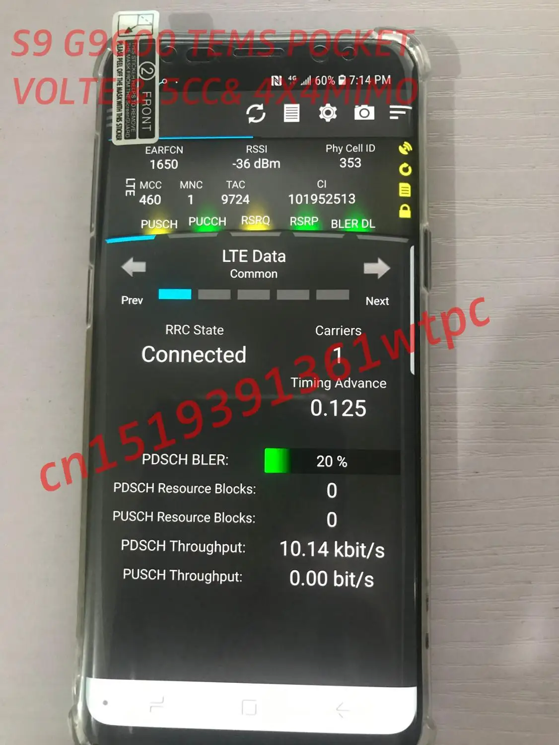 Бесплатная доставка + s9 g9600 tems Карманный 21 3 Поддержка volte & 5CA QAM256 4X4 MIMO|Детали
